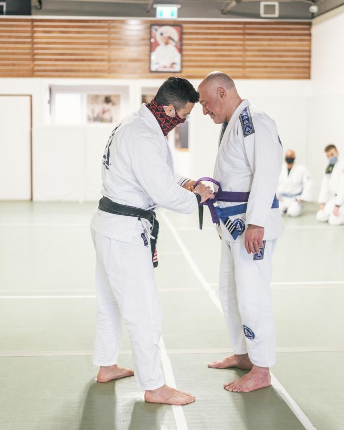 Purple belt · April 24, 2021 · Promoted by Marc Marins