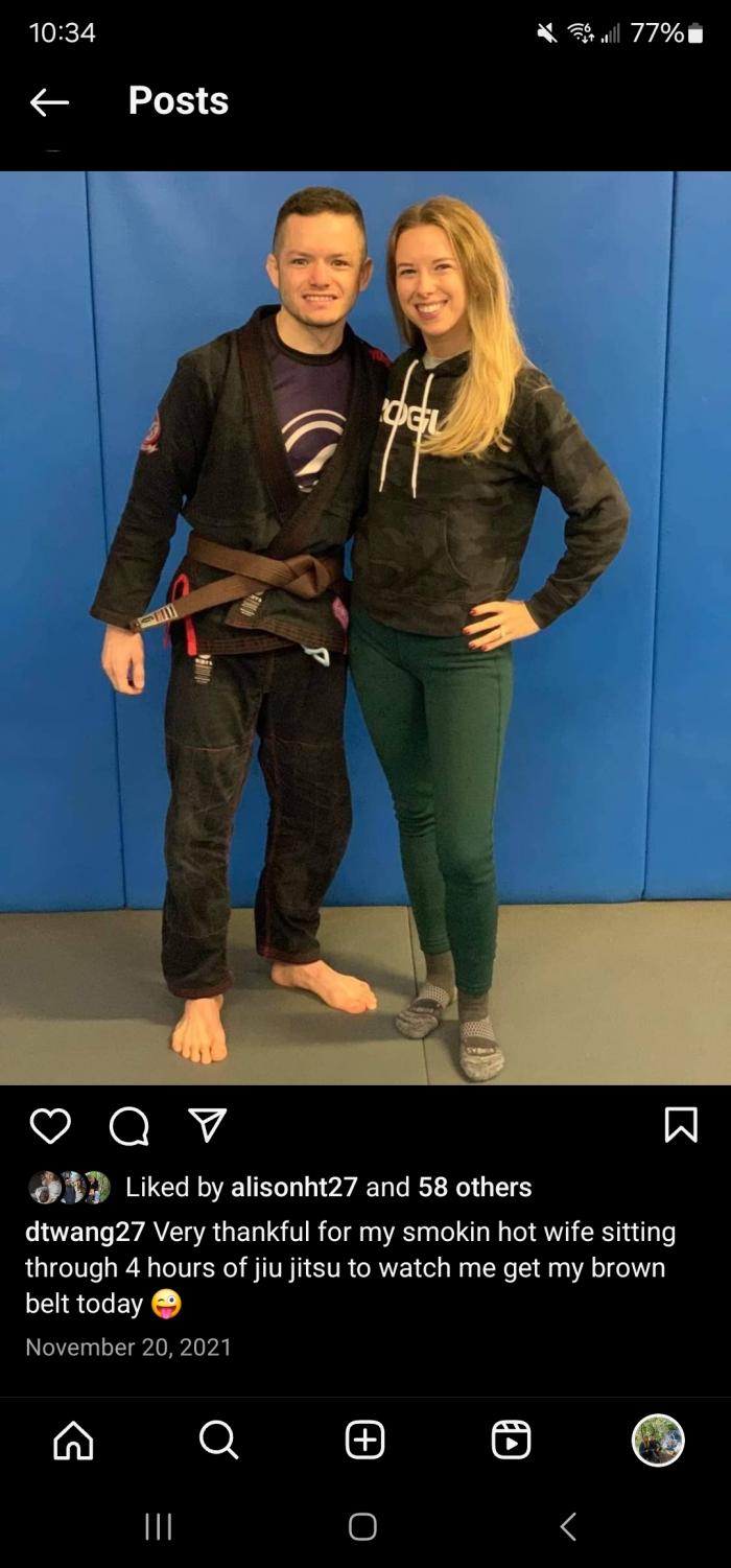 Brown belt · November 20, 2021 · Promoted by Tamdan McCrory