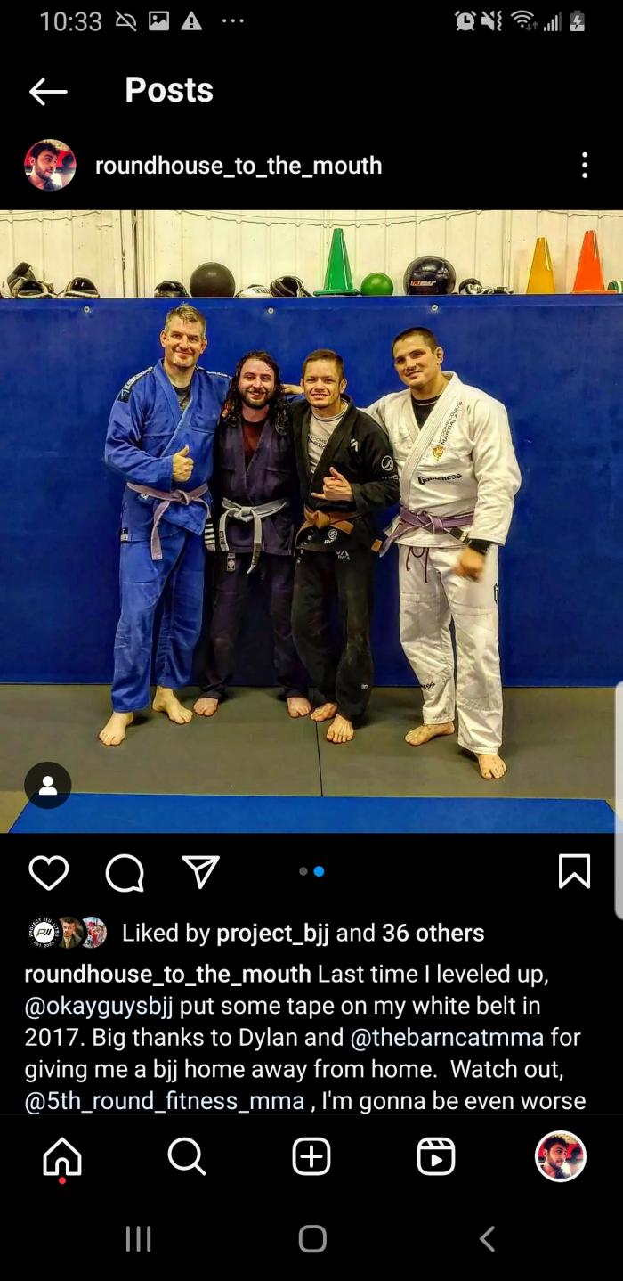 Blue belt promotion