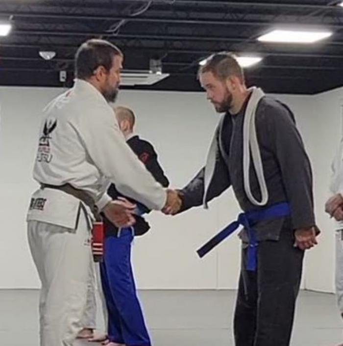 Blue belt · November 29, 2021 · Promoted by Jason Doucette