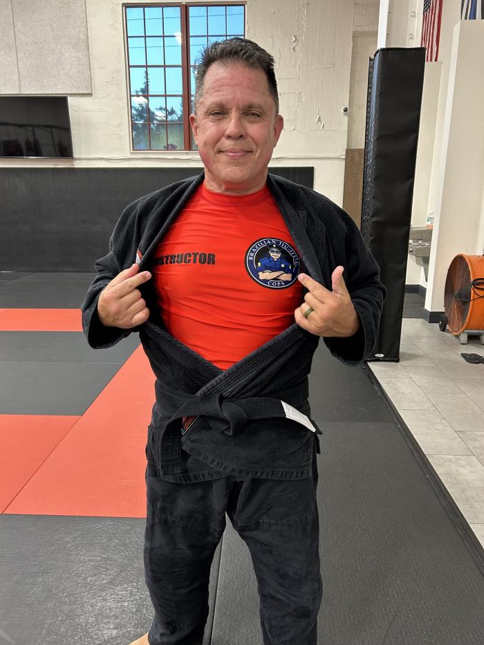 Been training Peace Officers since 97. It gets HOT here. Thanks to Brenin (BJJCops.net) for a dope a$$ rash guard.