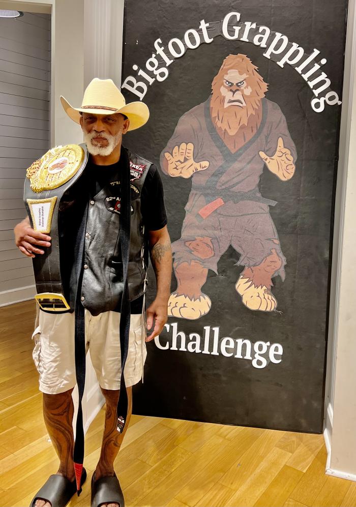 Bigfoot Grappling Challenge Championship Belt Victory
