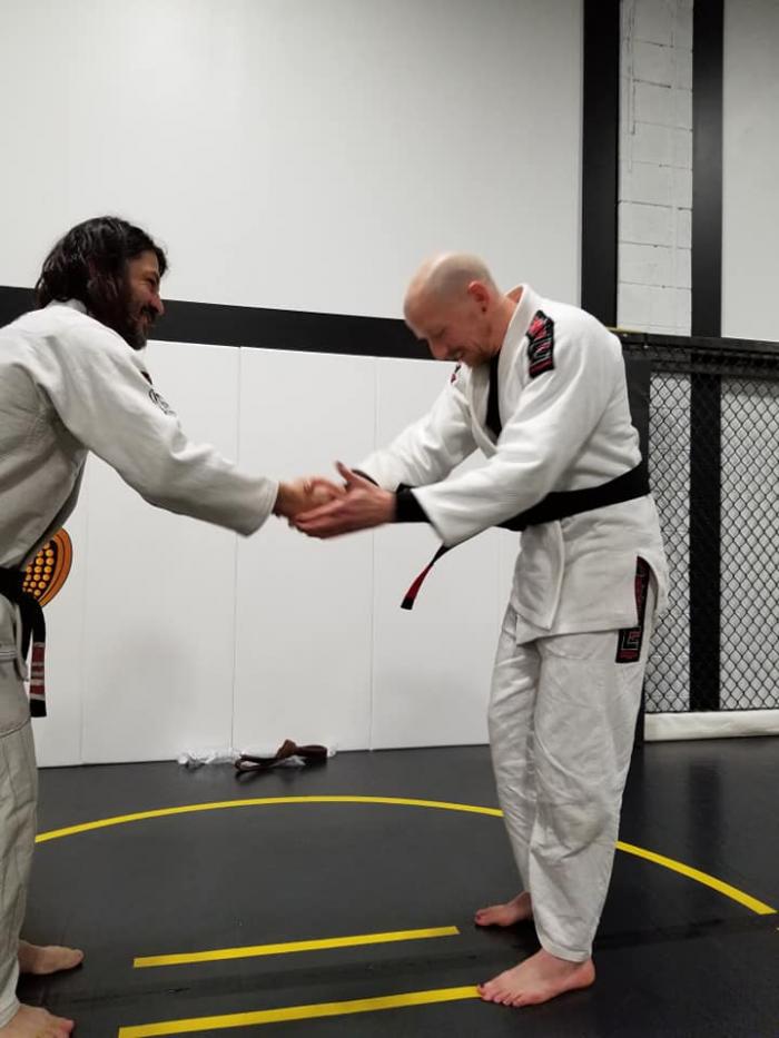 Black belt promotion day with Henry Matamoros