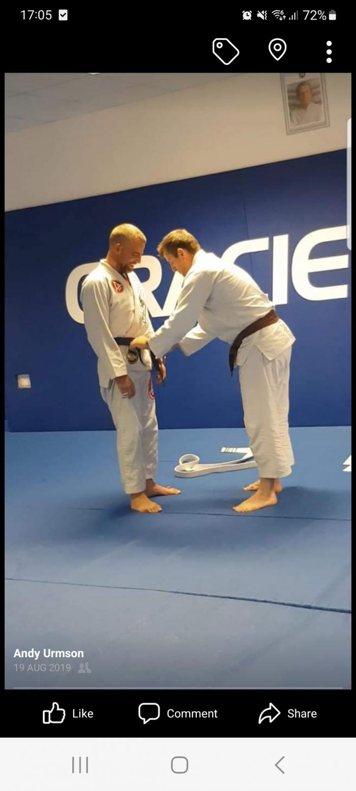 Purple belt · April 23, 2023 · Promoted by Barry Crowther