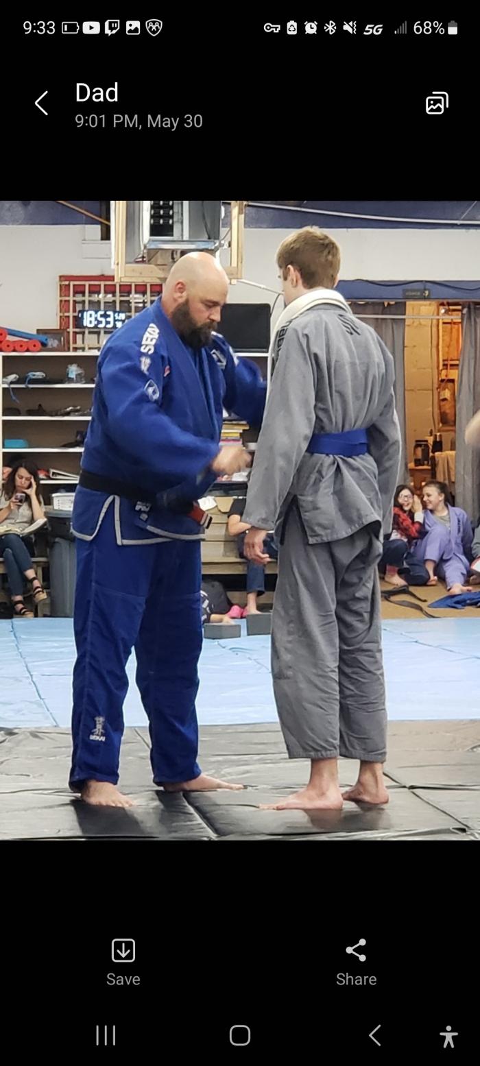Blue belt · May 20, 2024 · Promoted by Flint Perkins