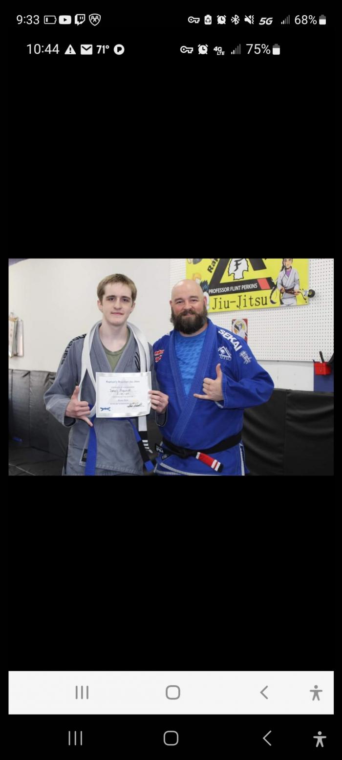 Blue belt · May 20, 2024 · Promoted by Flint Perkins