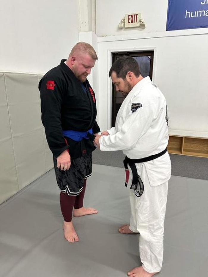 Blue belt · February 23, 2023 · Promoted by Chet Schemahorn