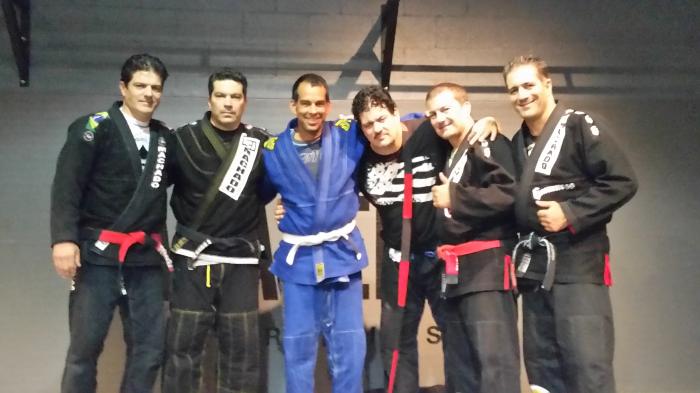 With the Machados. I started training with Rigan