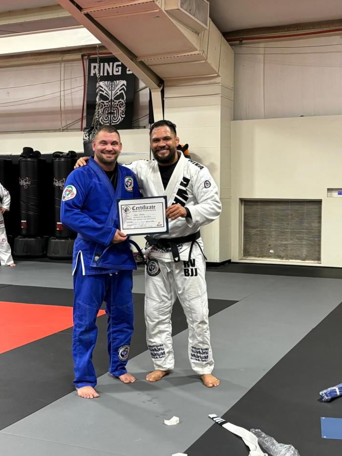 Blue belt · April 3, 2024 · Promoted by Rivaldo Junior