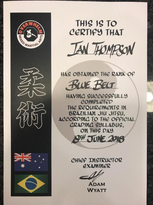 Blue Belt Promotion
