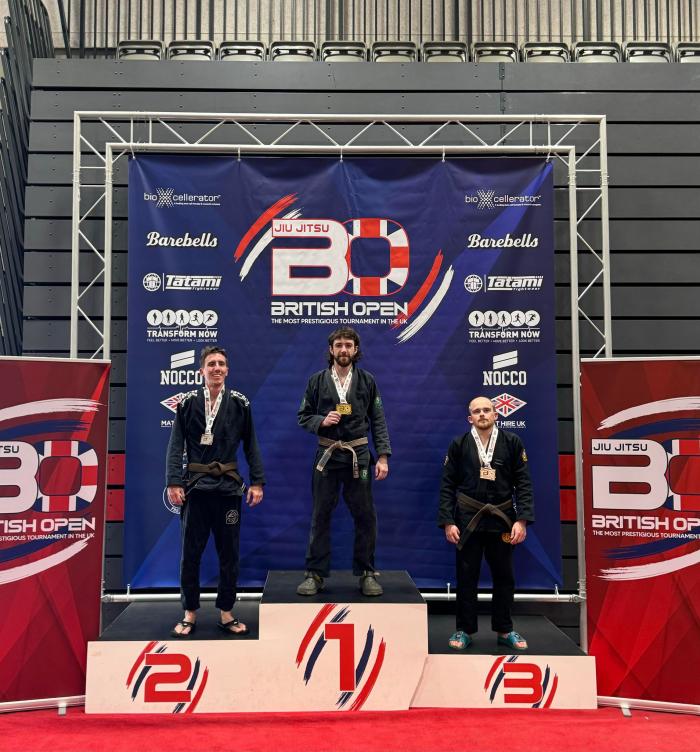 British open 2024 Brown Belt u64kg adult category winner