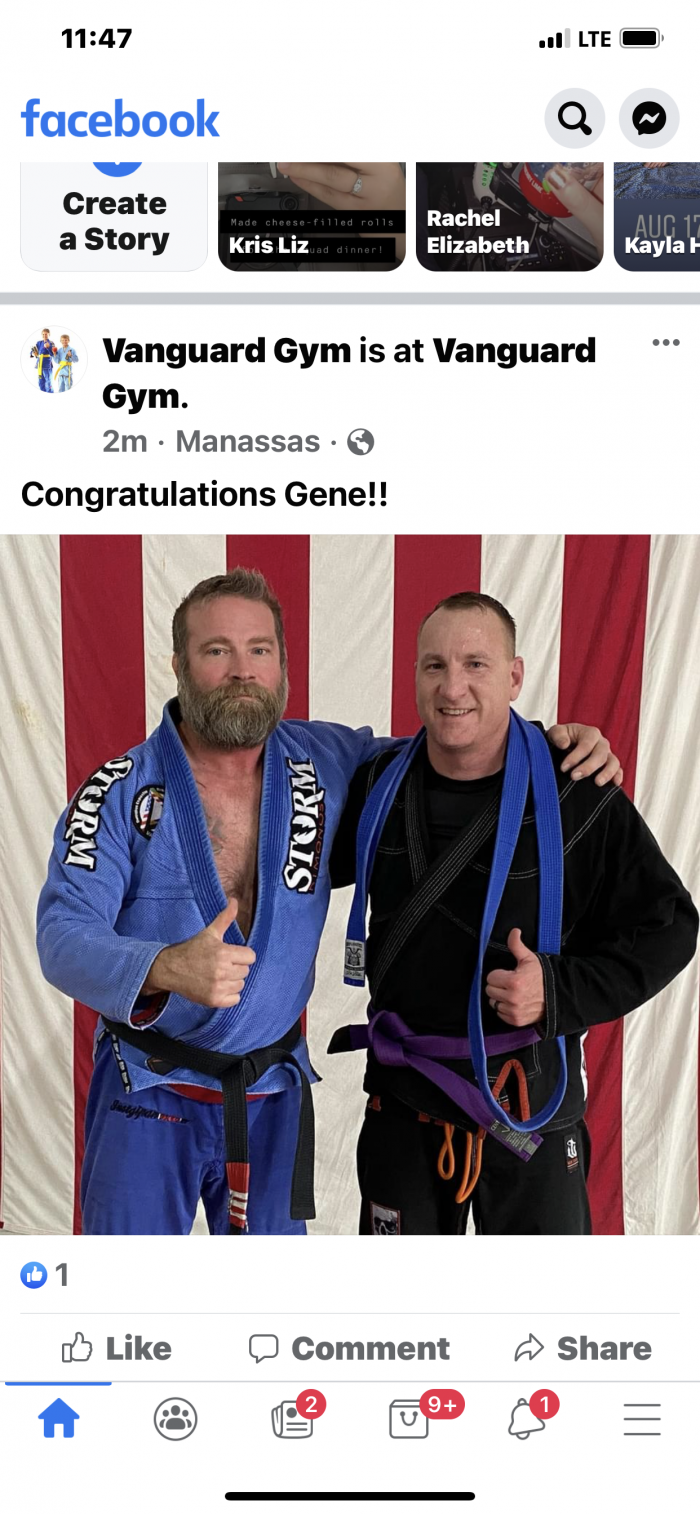 Purple belt promotion