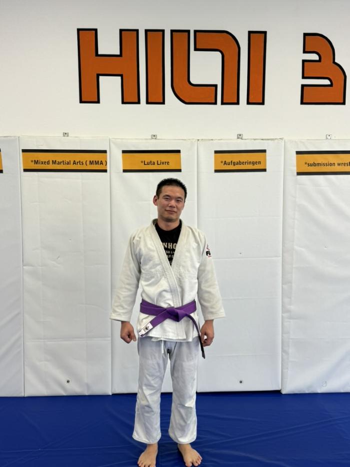 Purple belt · March 26, 2024 · Promoted by Jackson Galka
