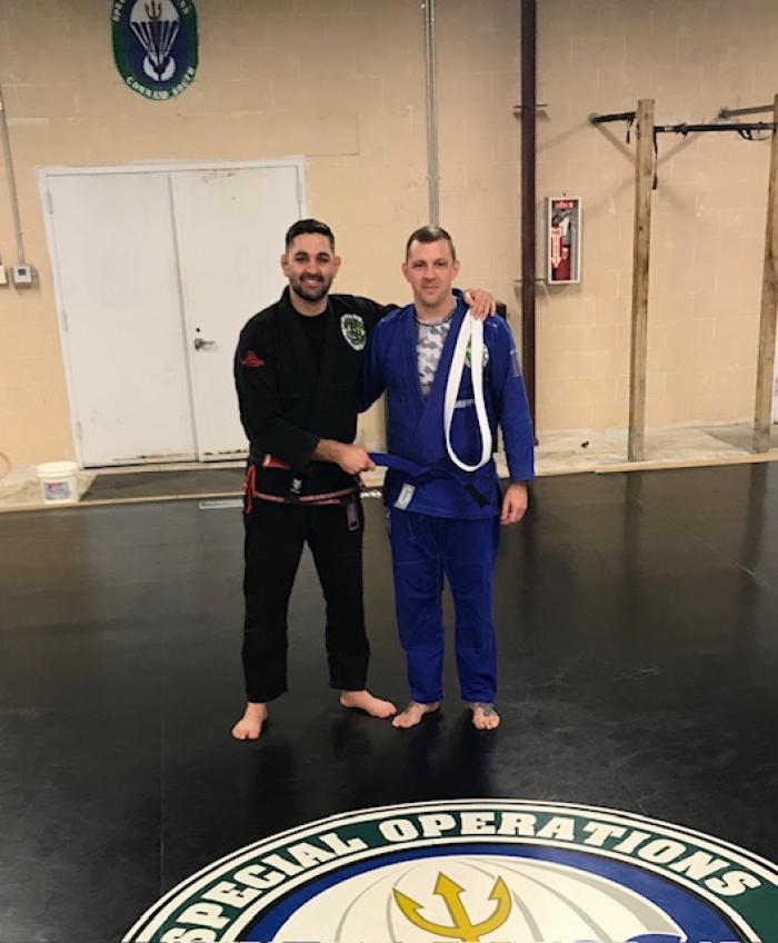Blue belt · February 9, 2018 · Promoted by Maykon Barradas