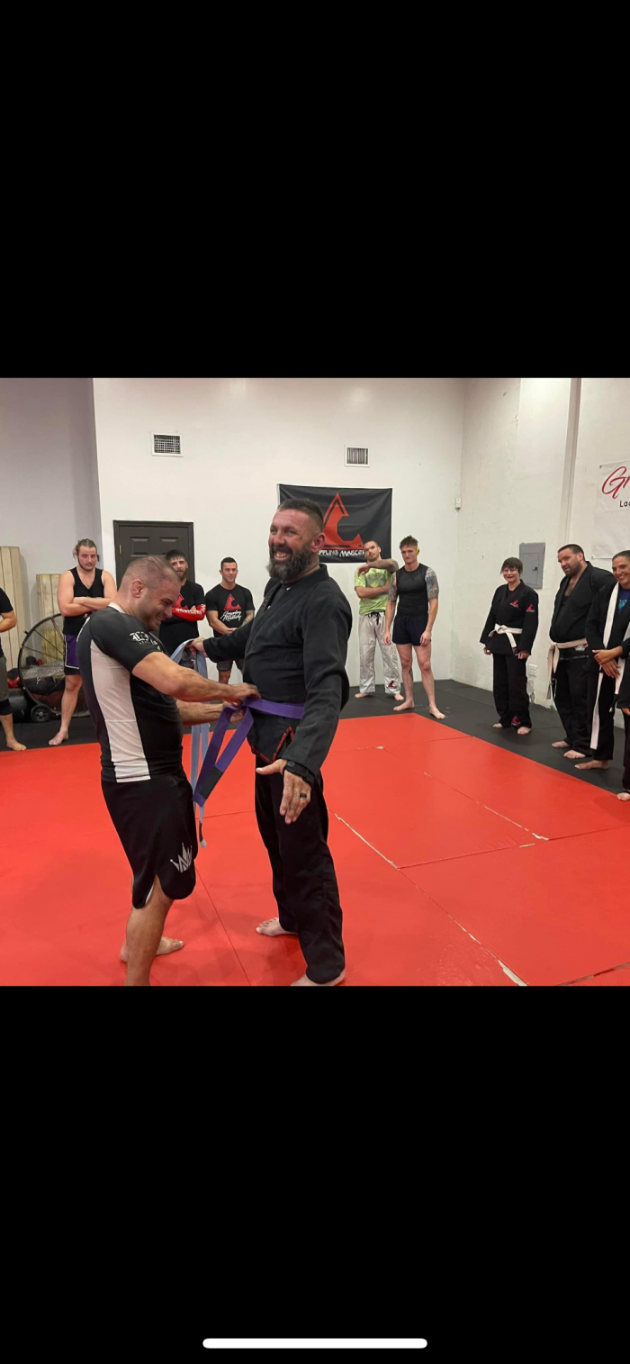 Purple belt · June 1, 2024 · Promoted by Brian Ruscio