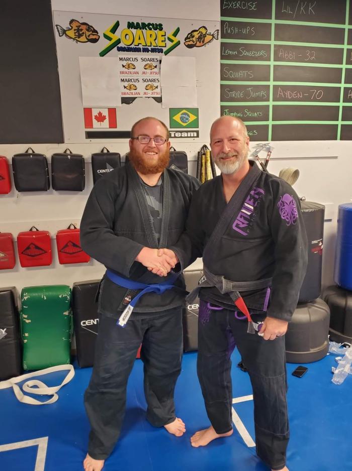 Blue belt · October 26, 2021 · Promoted by Bryan Rumble