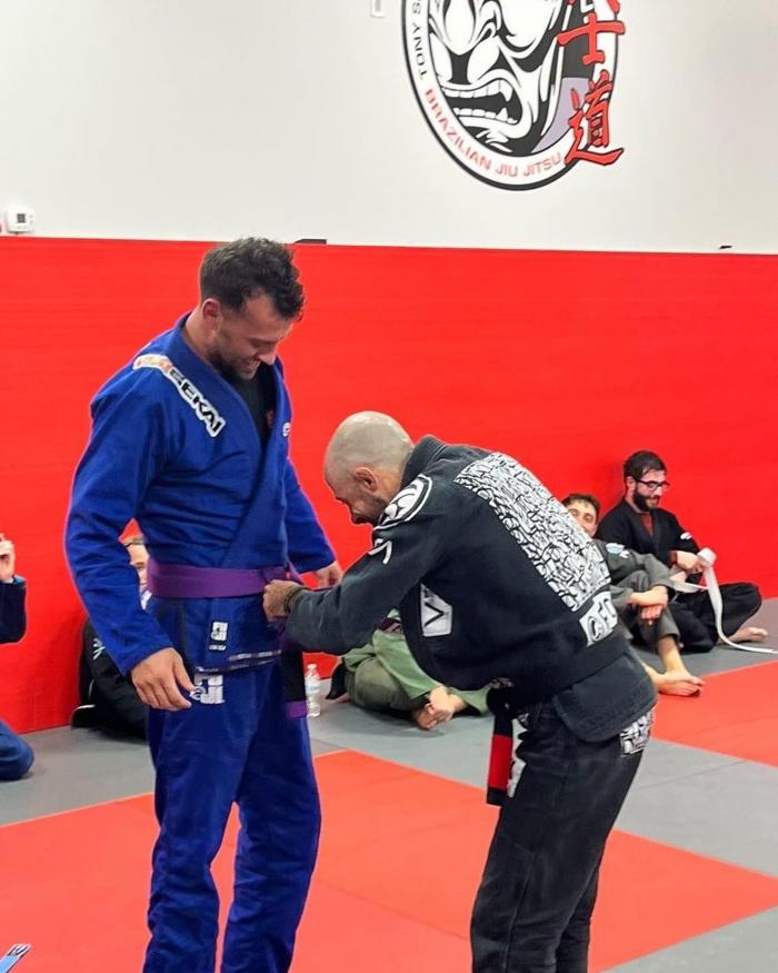 Purple belt · November 22, 2022 · Promoted by Tony Silva