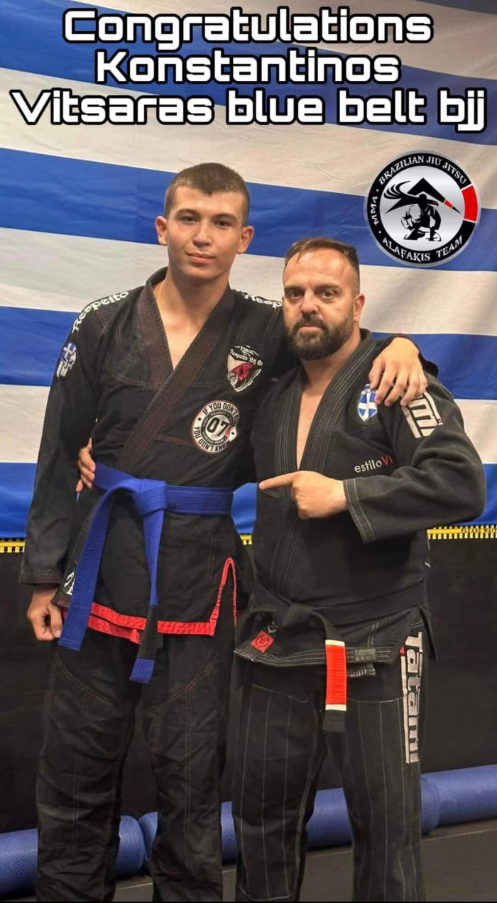 Blue belt · November 20, 2023 · Promoted by Christos Alafakis