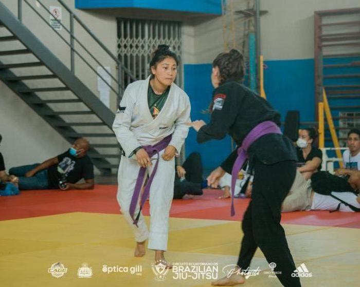 Última competencia Campeona Nacional Purple Belt 52kg - Gye