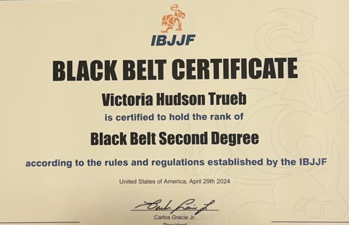 Black belt 2nd degree · February 1, 2024 · Promoted by Roberto Traven