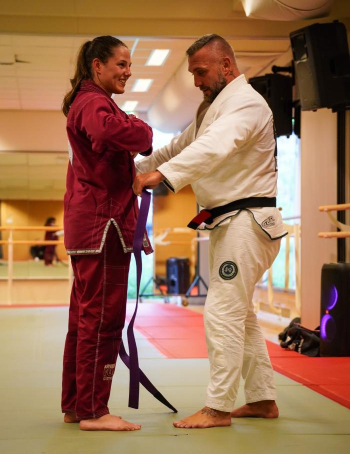 Purple belt · May 31, 2024 · Promoted by Iwan Hansen