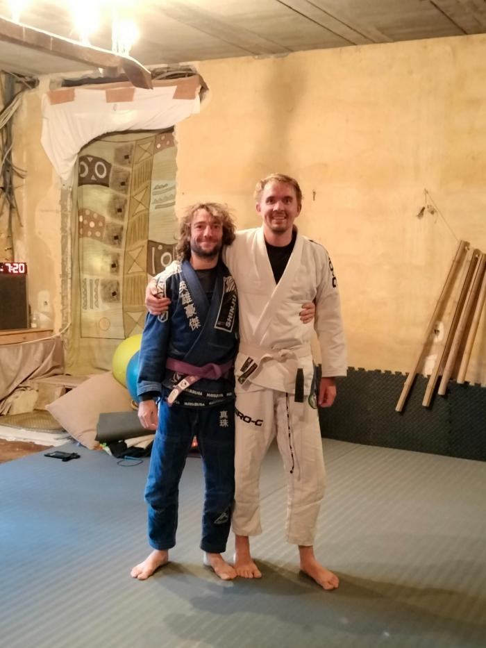 Training in Biron, France