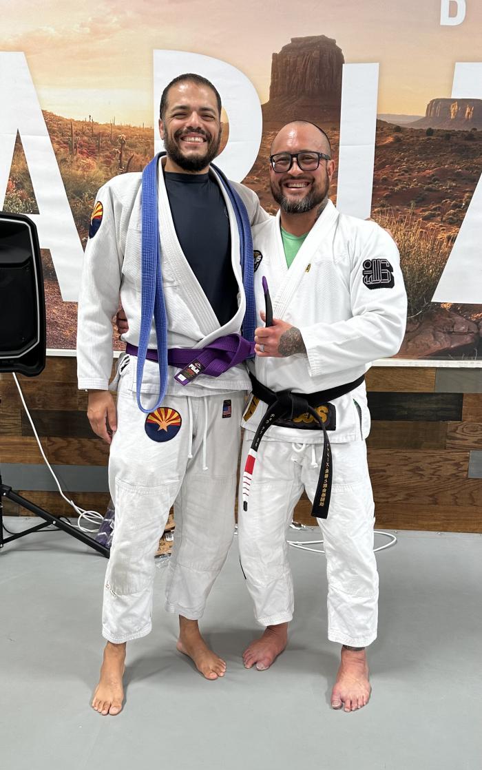 Purple belt · June 15, 2024 · Promoted by Jay Pages