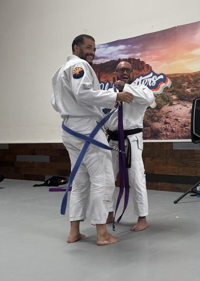 Purple belt · June 15, 2024 · Promoted by Jay Pages