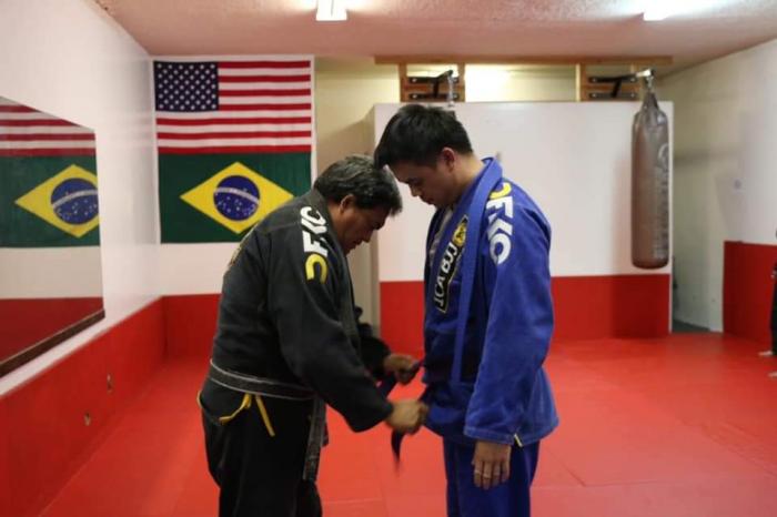 Purple belt · April 13, 2019 · Promoted by Ica Medina