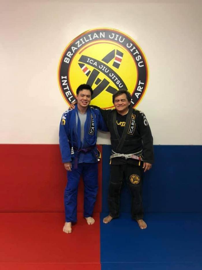 Purple belt · April 13, 2019 · Promoted by Ica Medina