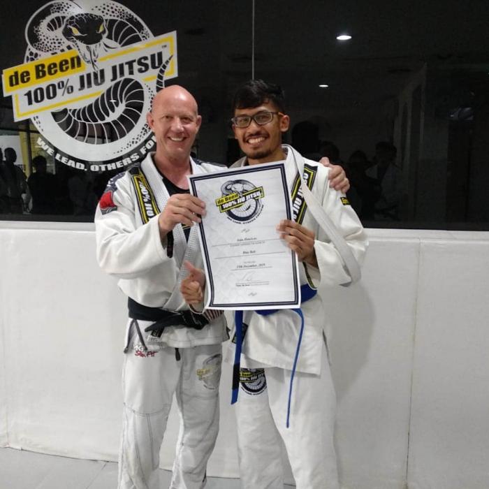 Blue belt · December 13, 2019 · Promoted by Peter de Been