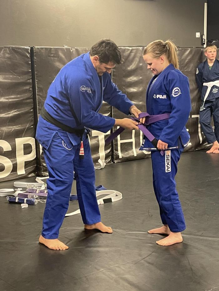 Purple belt · January 19, 2024 · Promoted by Ian Patullo