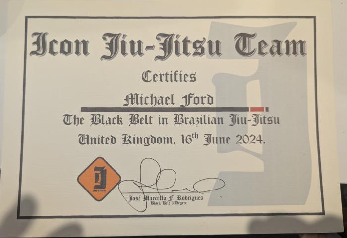 Black belt · June 16, 2024 · Promoted by Ze Marcello