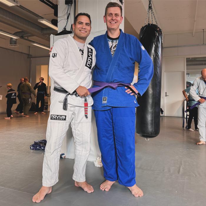 Purple belt · June 18, 2024 · Promoted by Christopher Hermanstad