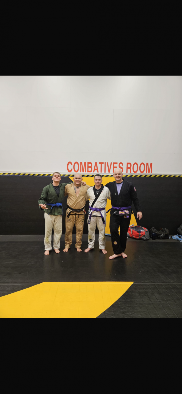 Purple belt · June 18, 2024 · Promoted by Eric Sian