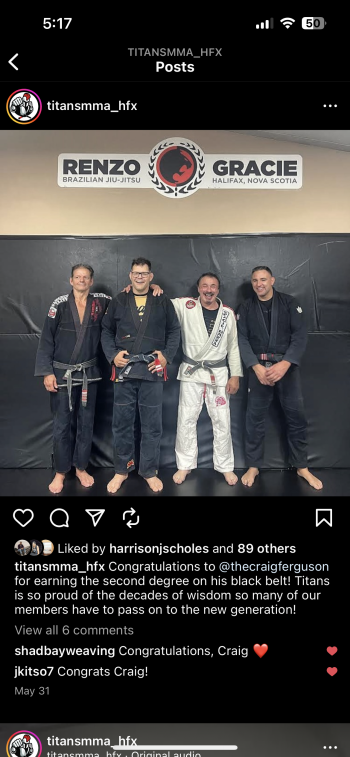 Second degree black belt promotion