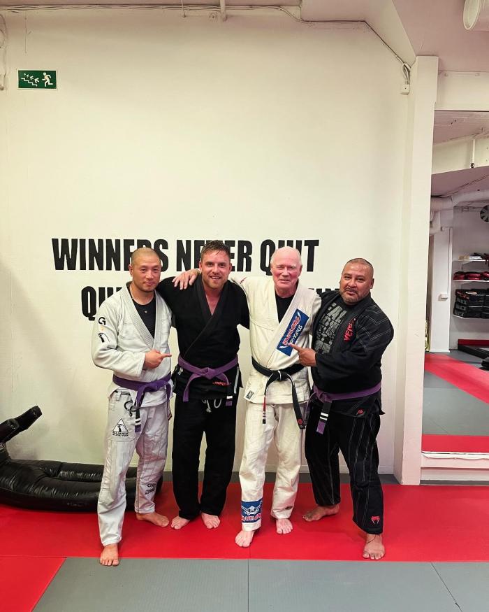Purple belt · June 23, 2022 · Promoted by Anders Nyh