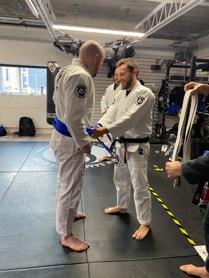 Blue belt · December 11, 2021 · Promoted by Callum Medcraft