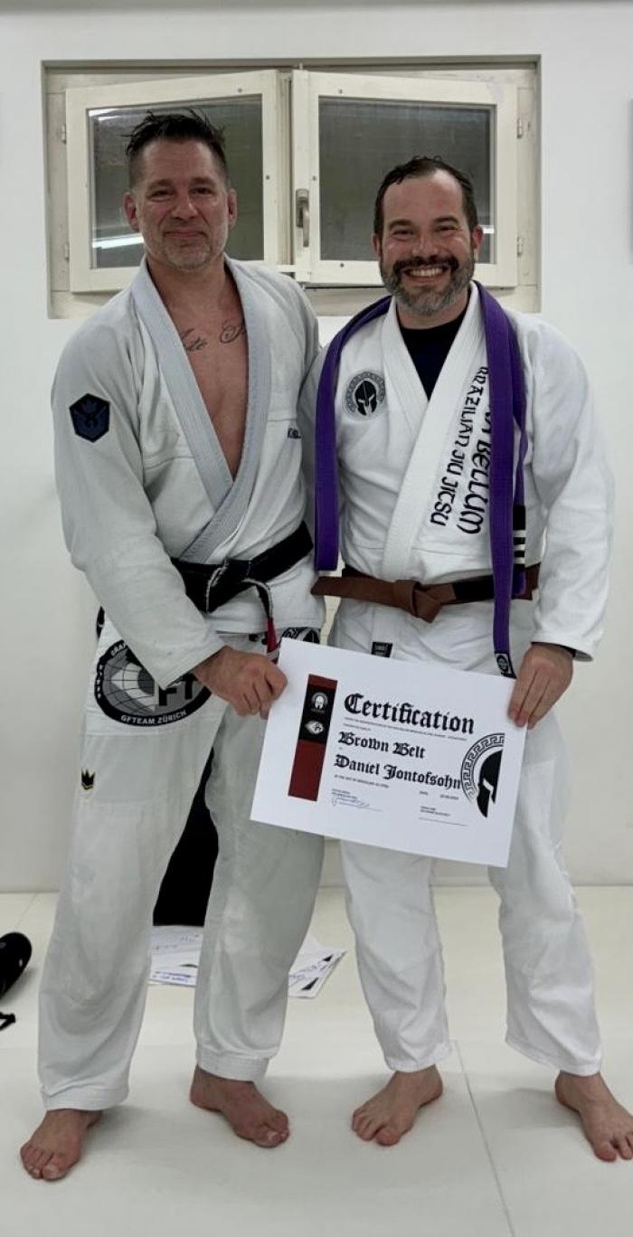 Brown belt · June 22, 2024 · Promoted by Stefan Rüegg