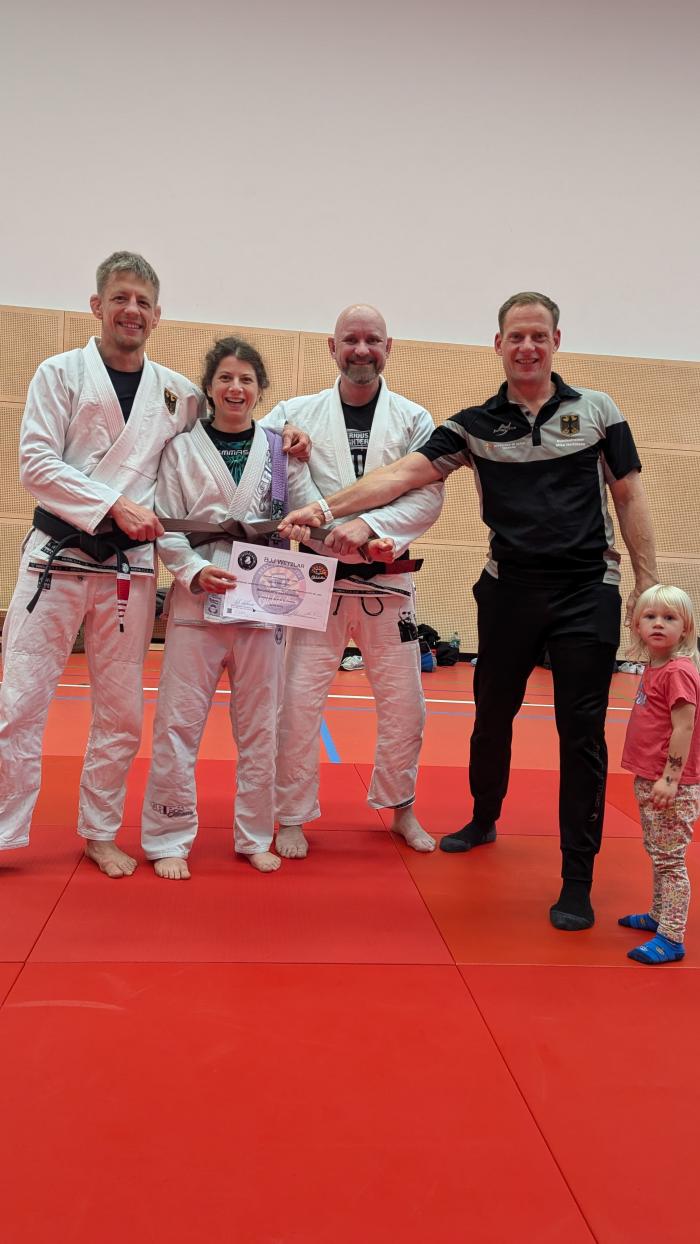 Brown belt · June 22, 2024 · Promoted by Mike Hartmann
