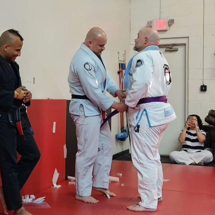 Purple belt · April 24, 2024 · Promoted by Brendon Walzak