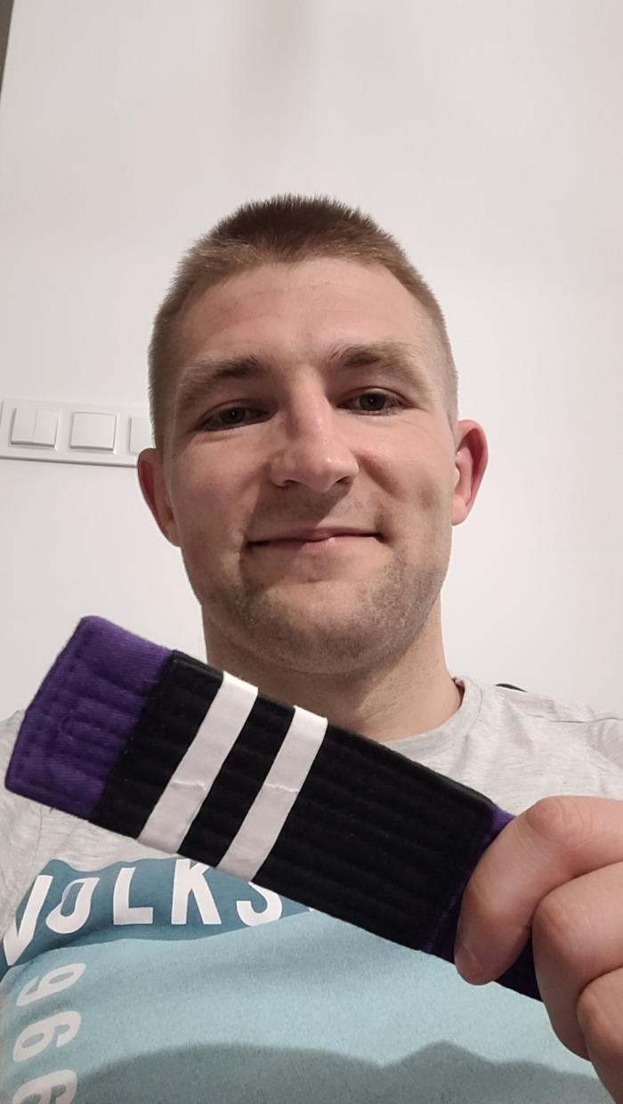 Purple belt · December 22, 2022 · Promoted by Karol Stasiak