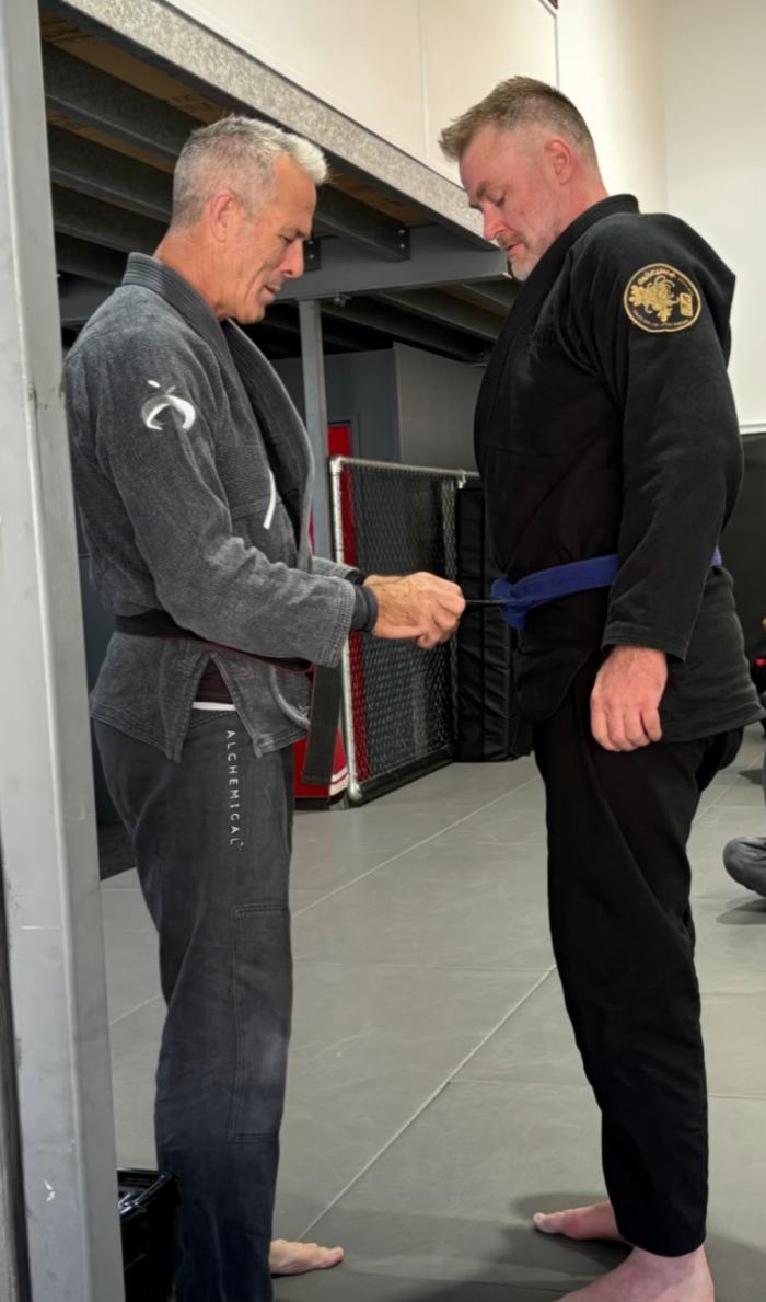 Blue belt · July 10, 2023 · Promoted by Jason Miller