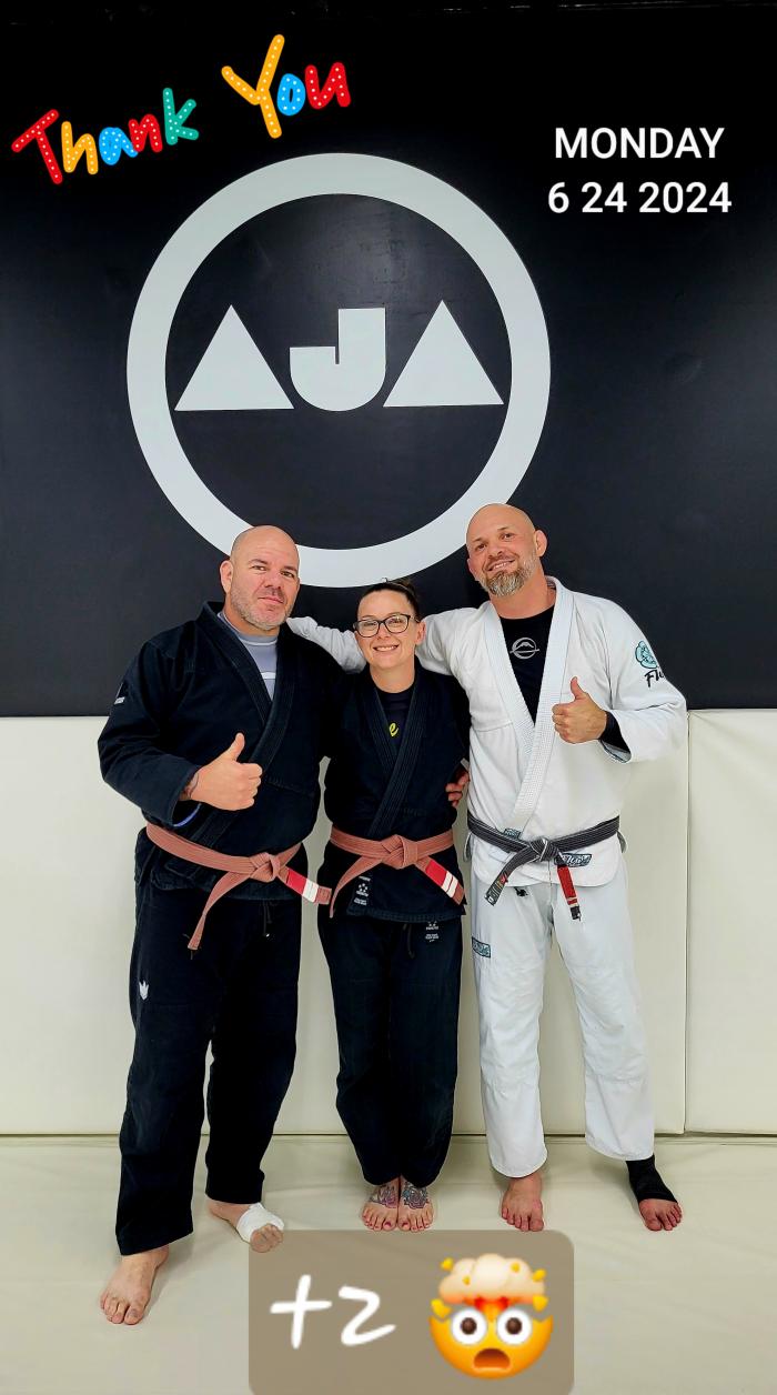Brown belt · August 19, 2023 · Promoted by Nassib Adas