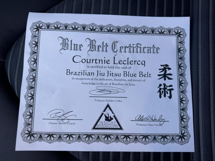 Blue belt · June 24, 2024 · Promoted by Sheldon Valka