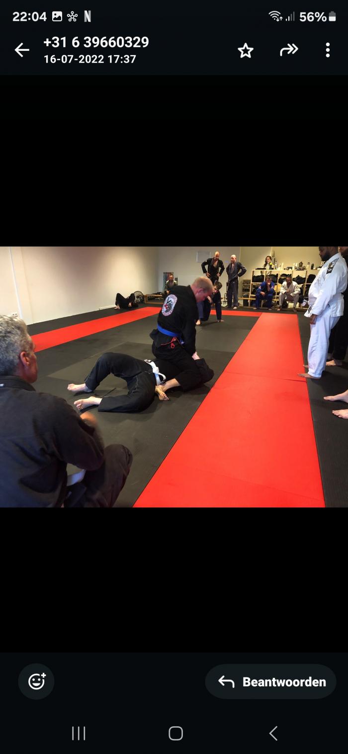 Blue belt · July 16, 2022 · Promoted by Brian Van Miltenburg