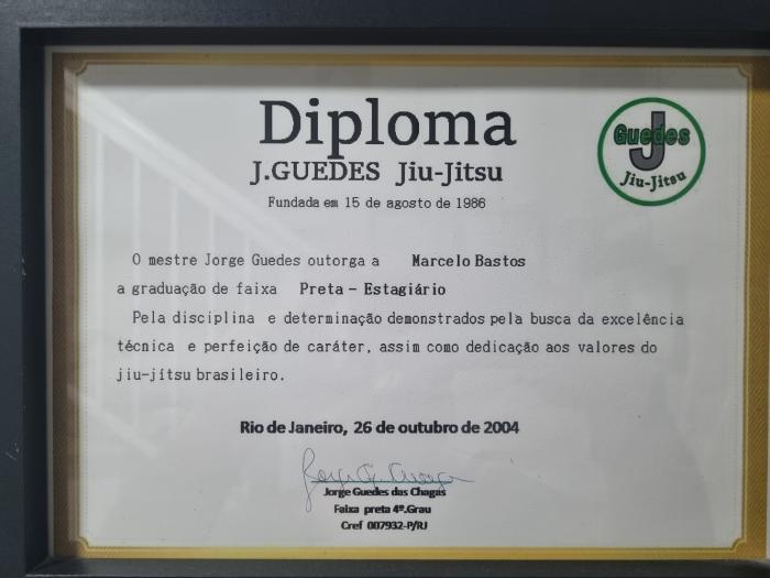 Black belt · October 26, 2004 · Promoted by JGUEDES