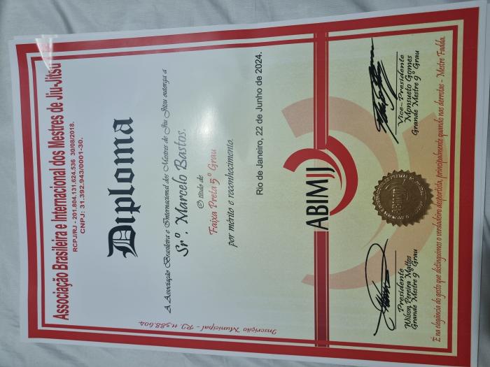 Black belt 5th degree · November 22, 2023 · Promoted by JGUEDES jiu-jitsu