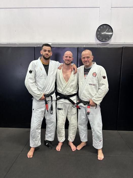 With my first teacher: Mathieu Peters and long time training partner Ben Peters