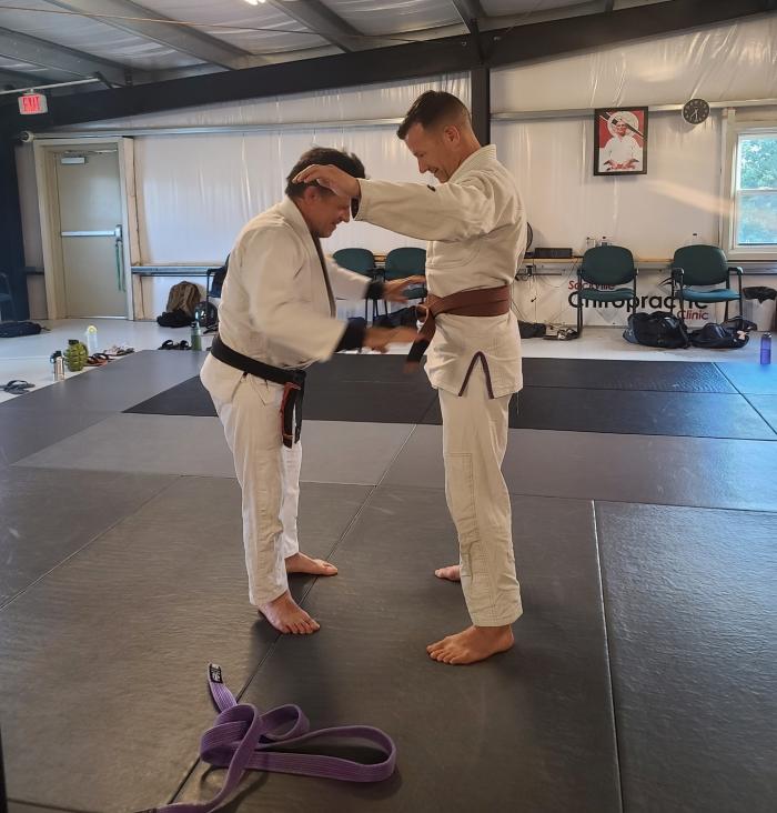 Brown belt · July 18, 2023 · Promoted by Shane Rice